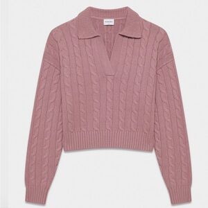 Aritzia Lottie Wool Polo Sweater